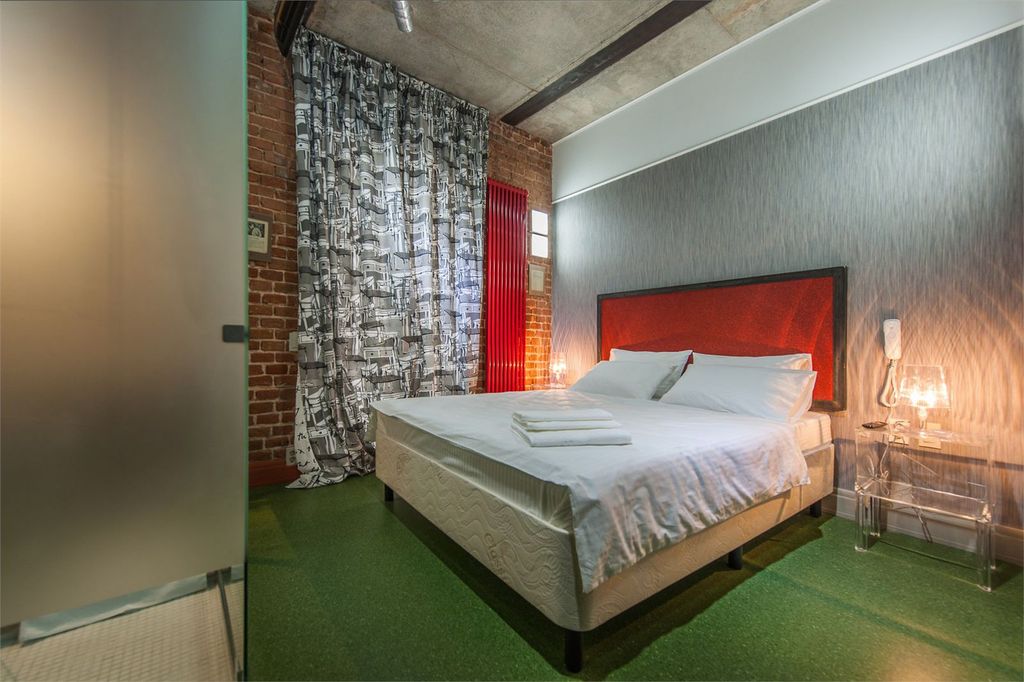 Бронзовый Кабан — Двухместный номер с 1 кроватью Стандарт с балконом