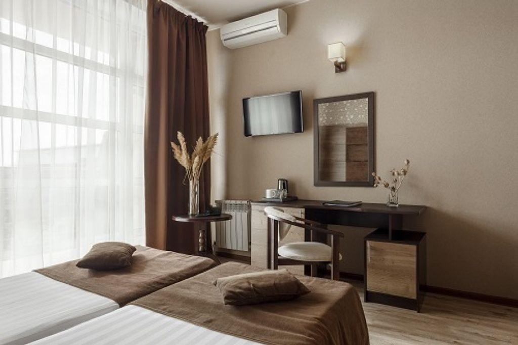 Pontos Family Resort Hotel — Двухместный номер с 2 отдельными кроватями стандарт с видом на бассейн