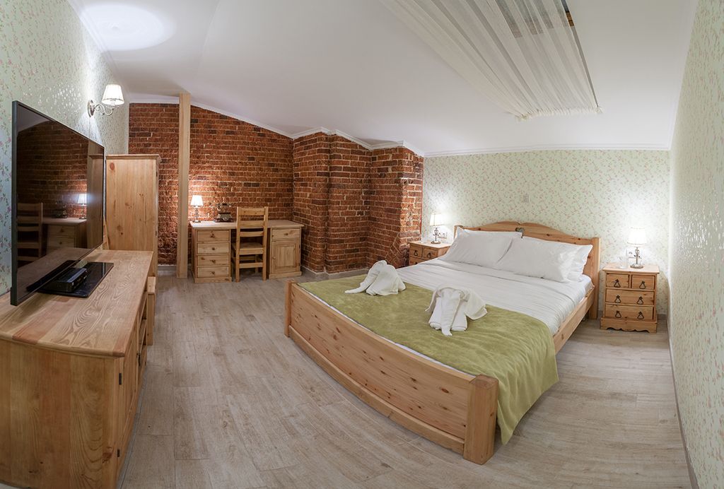 Чулан — Двухместный с 1 кроватью фисташковый de luxe