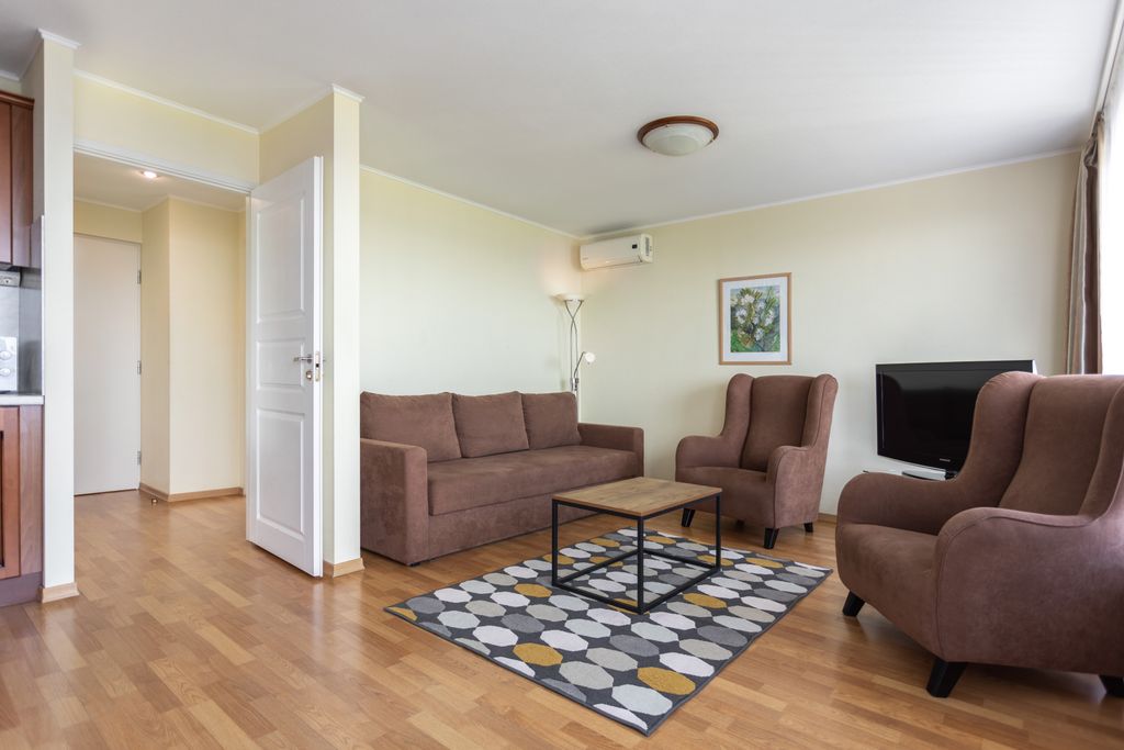 Спа-отель Карелия — Двухместный номер с 1 кроватью Апартаменты с видом на озеро и парк