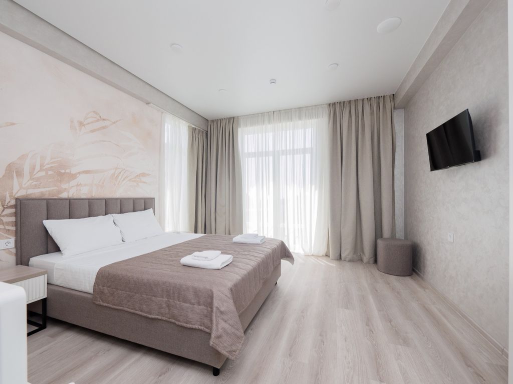 Резиденция Каскад — Двухместный номер с 1 кроватью Комфорт с балконом