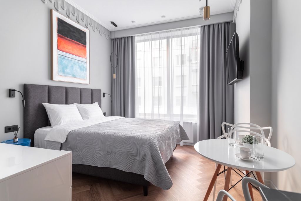 Wings — Двухместный номер с 1 кроватью Уникальный дизайн в номере апарт-отеля в историческом центре