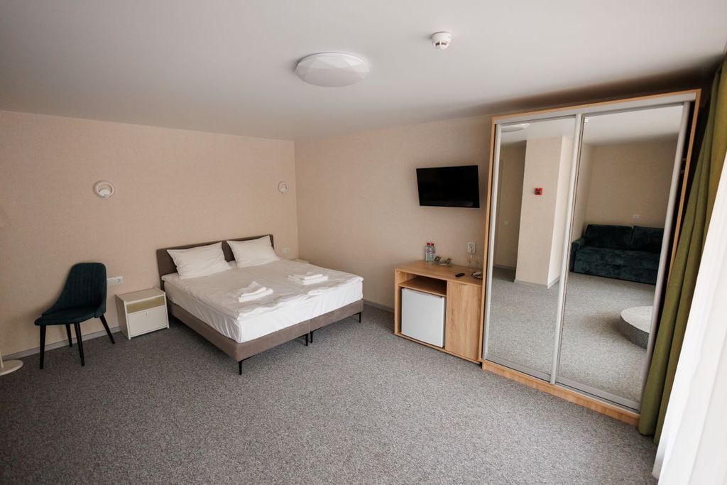 Хвоя, Карелия — Двухместный номер с 2 отдельными кроватями Стандарт+ с террасой