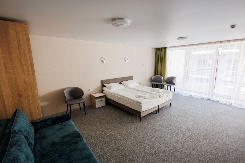 Хвоя, Карелия — Двухместный номер с 2 отдельными кроватями Комфорт Семейный с террасой