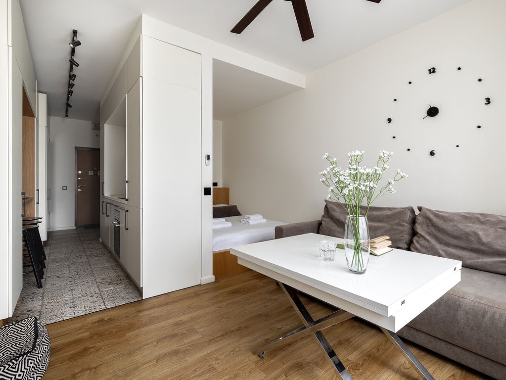 АпартПейдж Елагин — Трёхместный номер студия с диваном