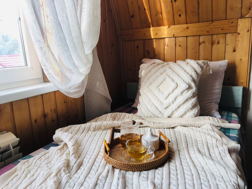 На Яблочной — Одноместный номер эконом с видом на горы