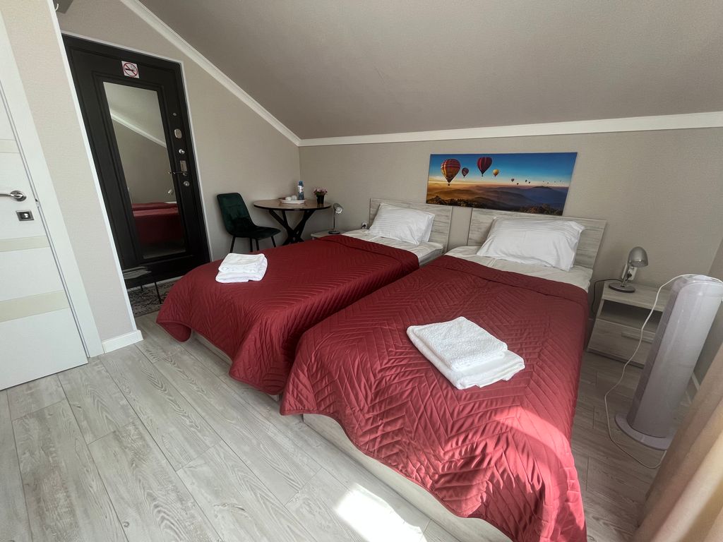 Светлов — Двухместный номер с 2 отдельными кроватями стандарт с видом на город