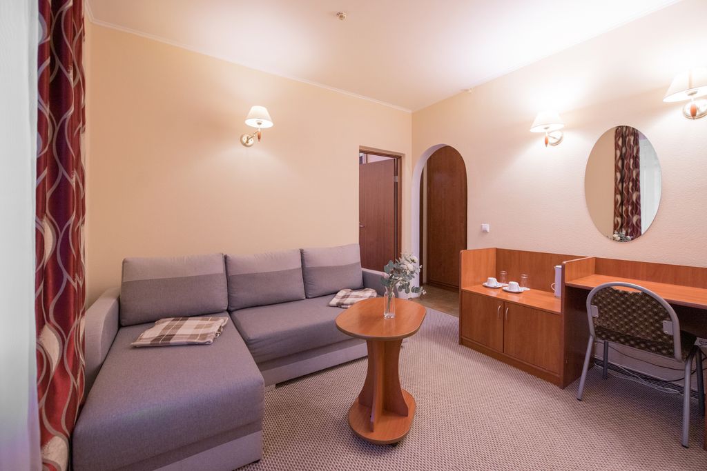 Фламинго — Двухместный номер с 1 кроватью двухкомнатный