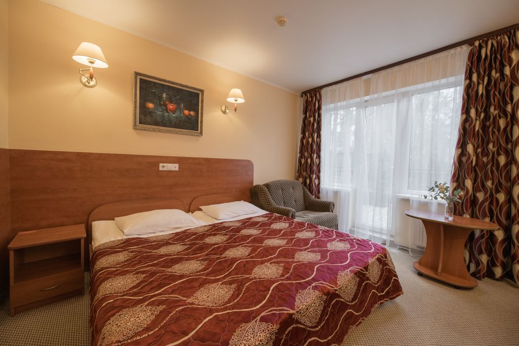 Фламинго — Двухместный номер с 1 кроватью с террасой