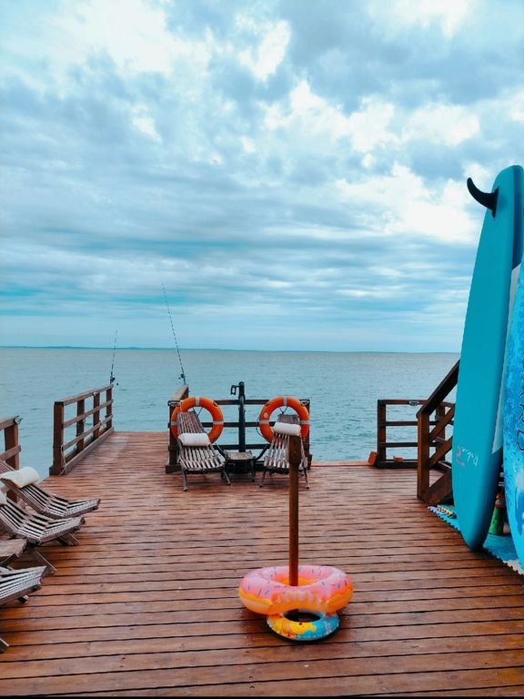 Семейный причал — Четырёхместный номер стандарт с видом на море