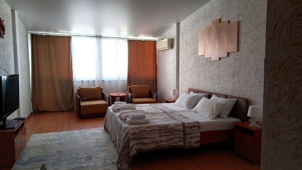 У самого моря — Четырёхместный номер стандарт с видом на море