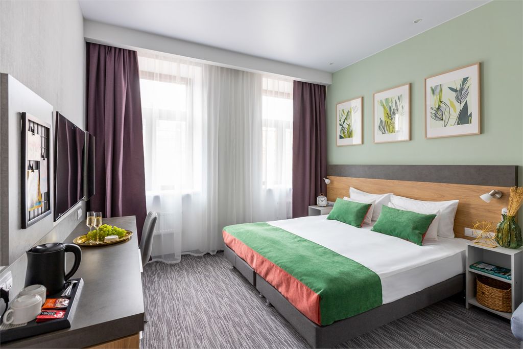 Станция Премьер S12 — Двухместный номер с 1 кроватью или 2 раздельными Эклектик (улучшенная категория)