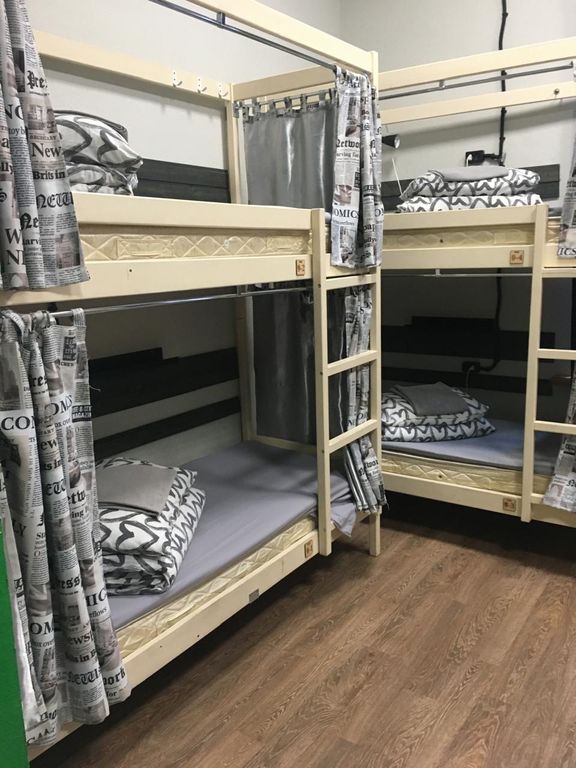 Good Night Rooms & Hostel — Многоместный смешанный номер эконом (душ/туалет общий)