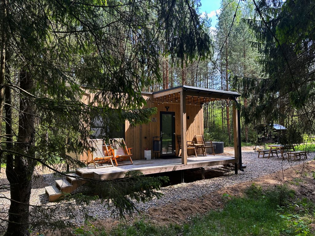 След Лося — Эко-дом Сосна