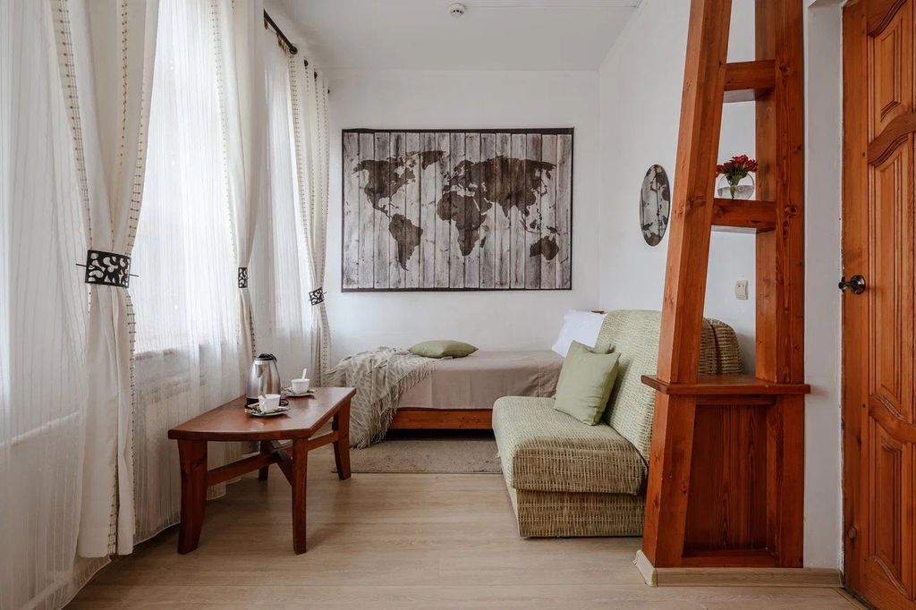 Ковчег в самом сердце Дельты Волги — Двухместный номер с 2 отдельными кроватями комфортабельный номер мо всеми удобствами