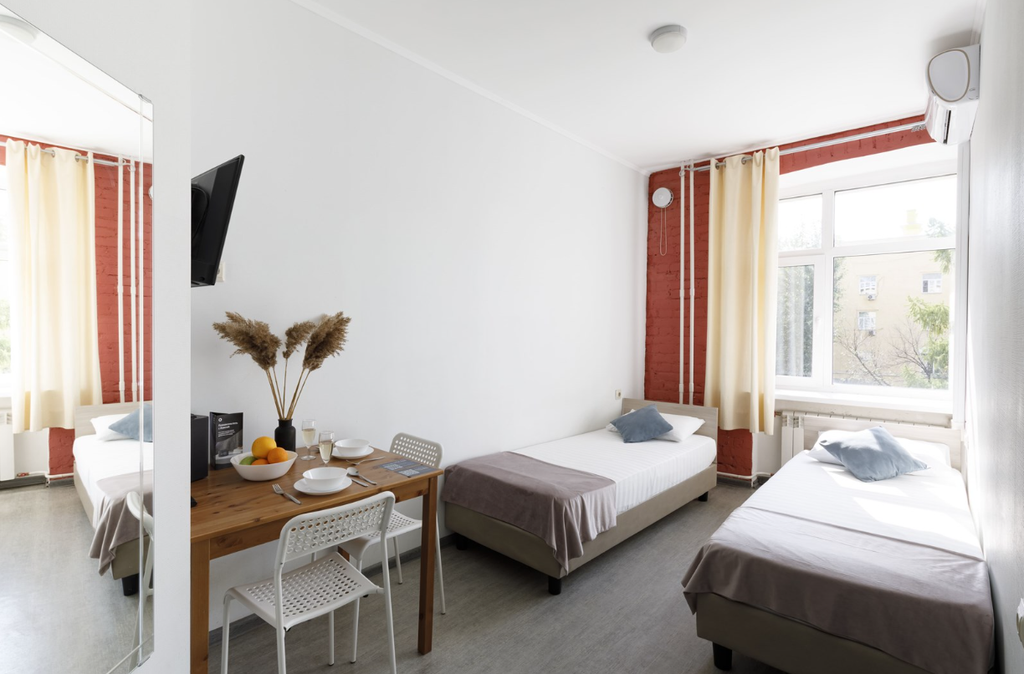 NORKE Казанский — Апартаменты студия с 2 кроватями