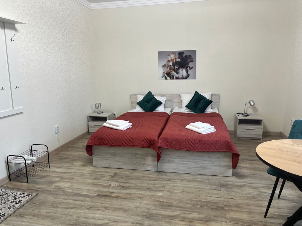 Светлов — Двухместный номер с 2 отдельными кроватями улучшенный с видом на город