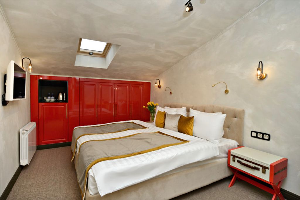 Чемодановъ — Двухместный номер с 1 кроватью Комфорт Мансарда