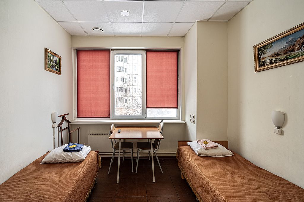 Автор на Братиславской — Двухместный номер с 2 отдельными кроватями Эконом