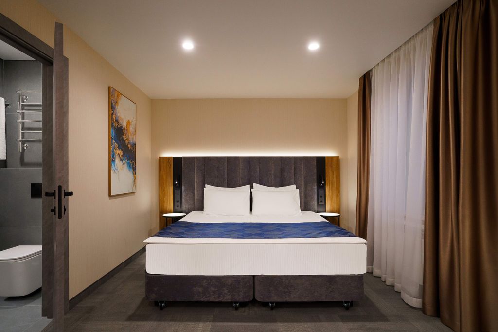 Чувашия — Двухместный номер с 1 кроватью делюкс Премиум 2024