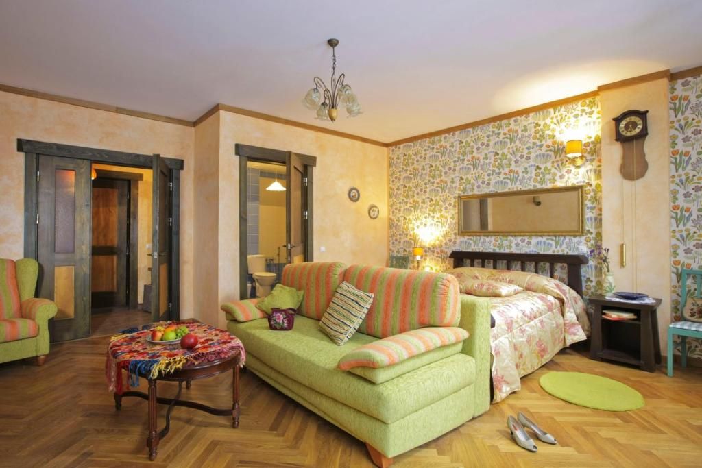 Таёжные дачи — Двухместный номер с 1 кроватью Полулюкс однокомнатный с французским балкончиком