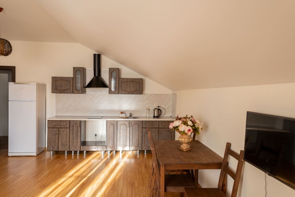 Винтаж — Семейный номер стандарт с кухней, видом на озеро, бассейн, лес