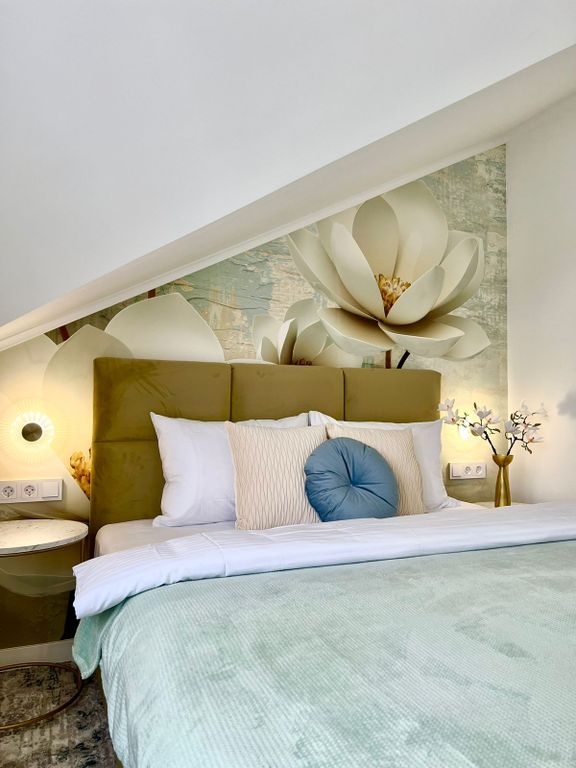 Белый лотос — Двухместный номер с 1 кроватью с балконом