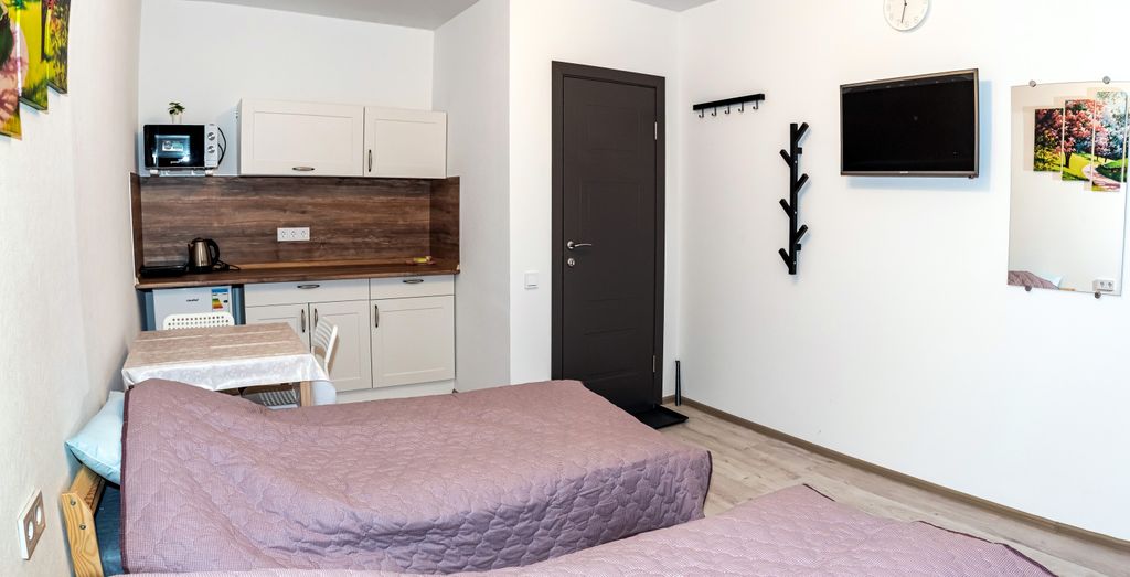 Studio №1 — Двухместный с 2 отдельными кроватями Уютная комната рядом с ИМР и ЦИПК