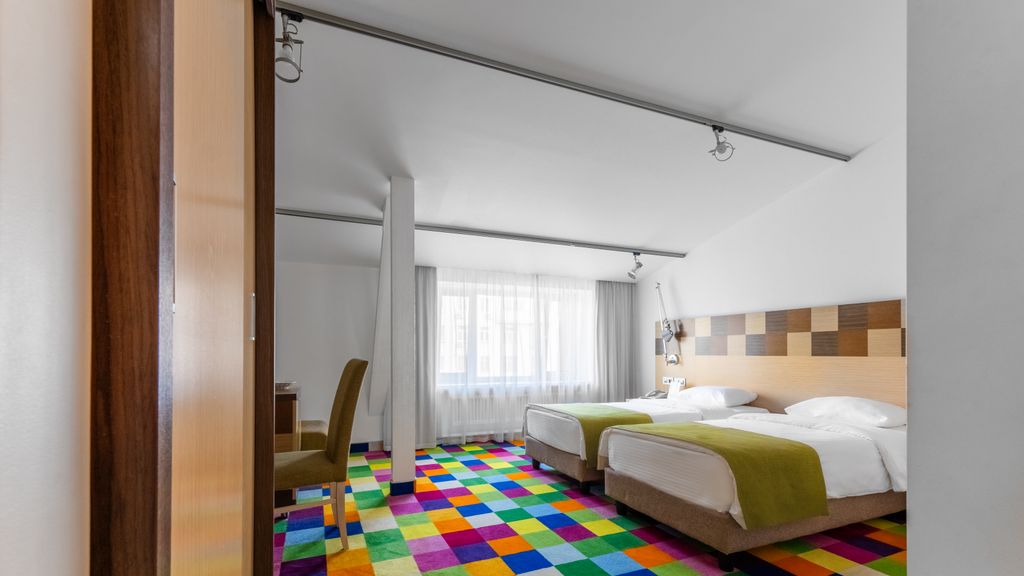 СпектрСити Таганская — Двухместный номер с 2 отдельными кроватями Стандарт Плюс