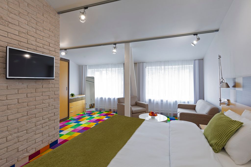 СпектрСити Таганская — Двухместный номер с 1 кроватью Двухкомнатный Люкс