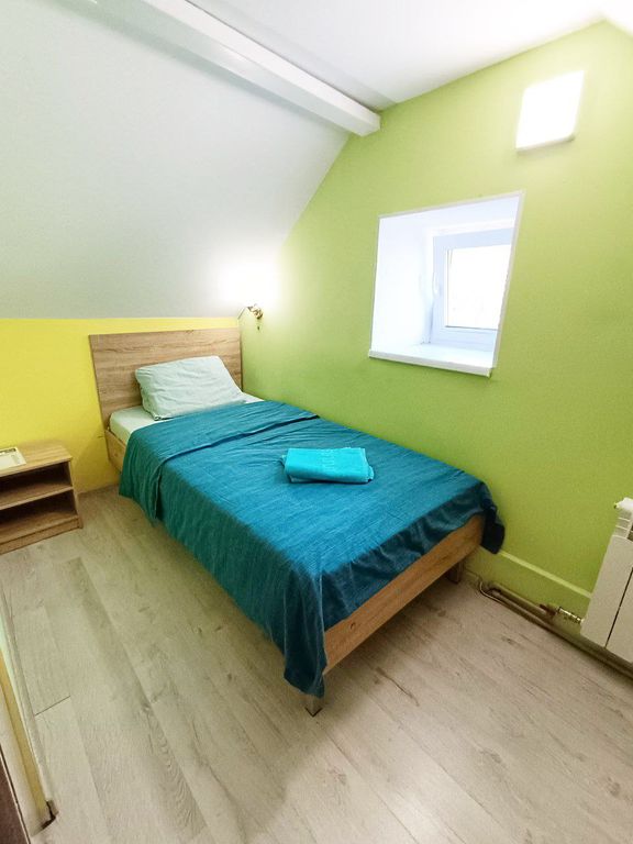 Золотой Клевер — Одноместный номер Стандартный на мансардном этаже №501