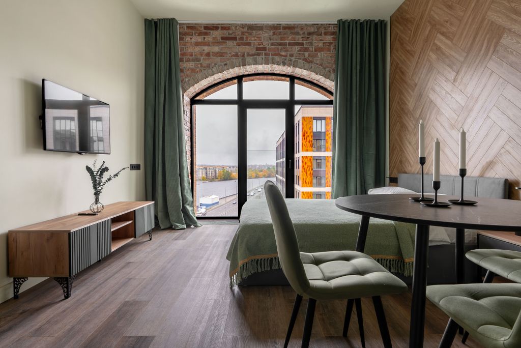 СВ Лофт 2 — Апартаменты студия Oliva с видом на реку