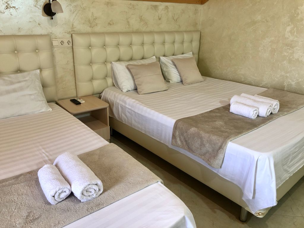 Green line — Трёхместный номер делюкс с видом на горы