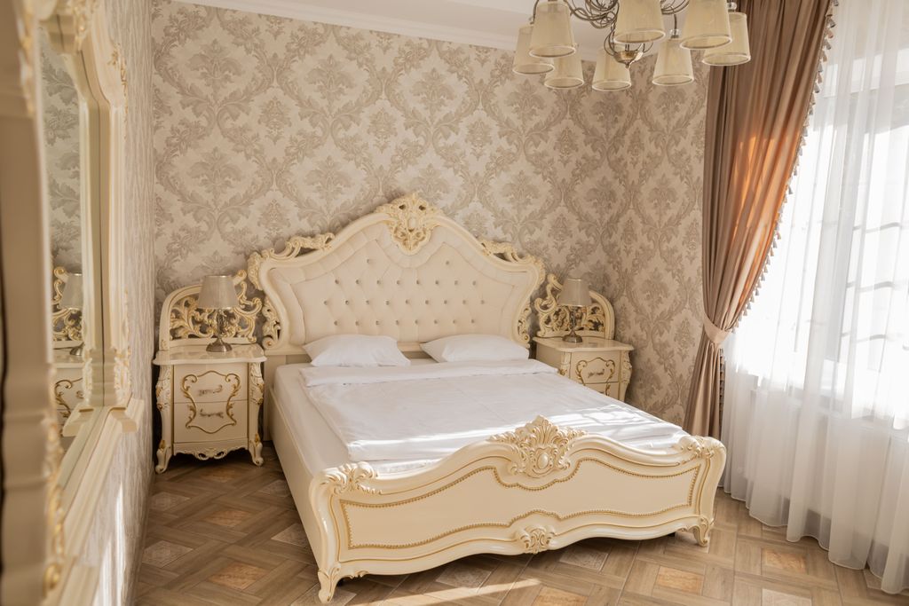 Винтаж — Двухместный номер с 1 кроватью люкс 2-комнатный с балконом, видом на озеро, лес