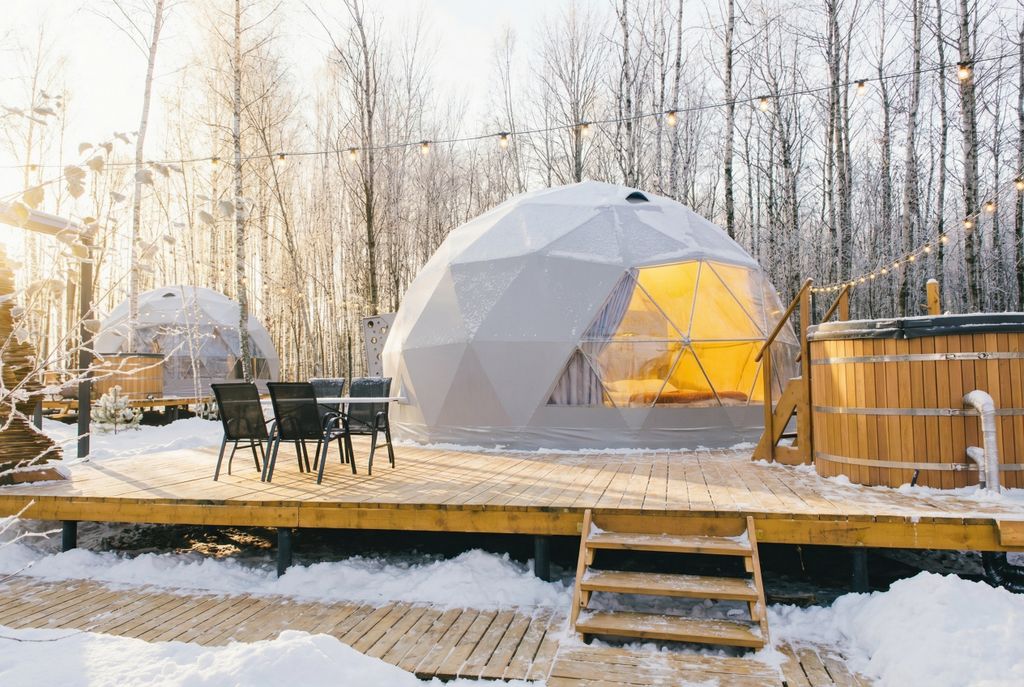 Rich Life Village — Купол Geocupol Smart Deluxe с купелью