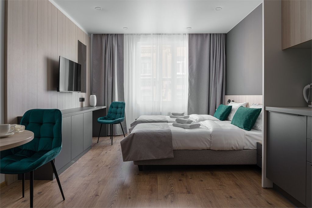 Moskovsky Avenir — Двухместный номер с 2 отдельными кроватями Studio