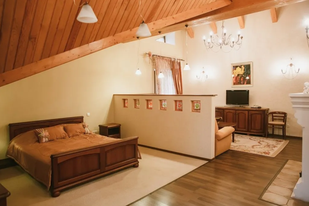 Шале — Двухместный номер с 1 кроватью люкс студия