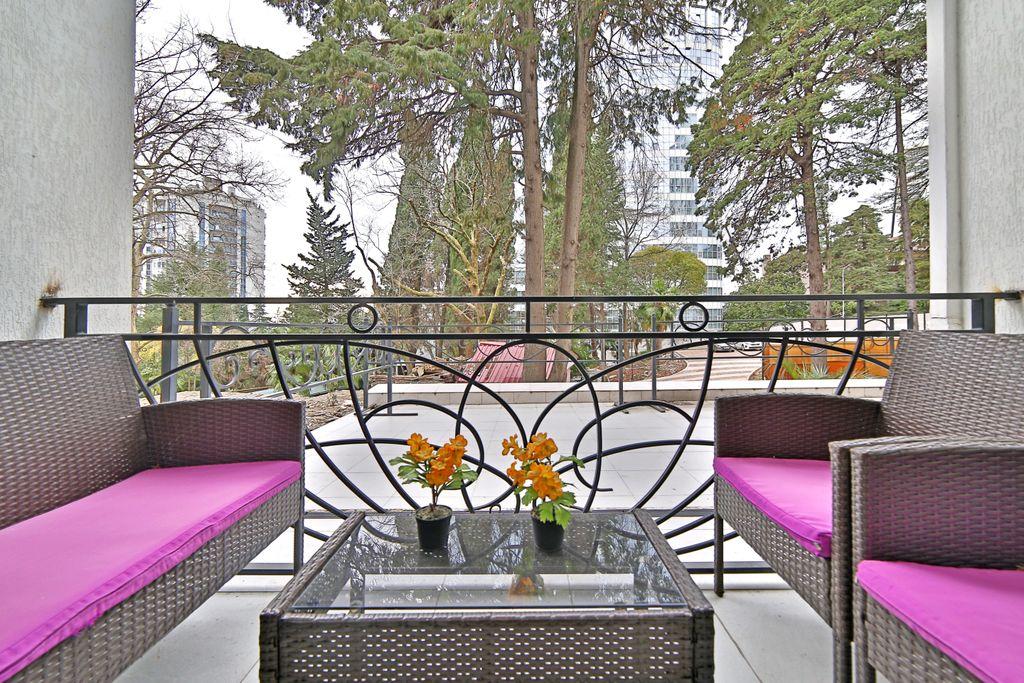 Апартаменты Покровский Парк | ApartAmore — Двухместный с 1 кроватью улучшенный стандарт с кухней и видом во двор