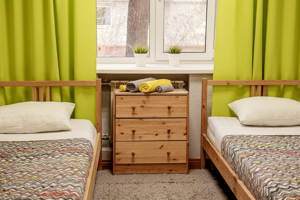 Вагон — Двухместный номер с 2 отдельными кроватями стандарт