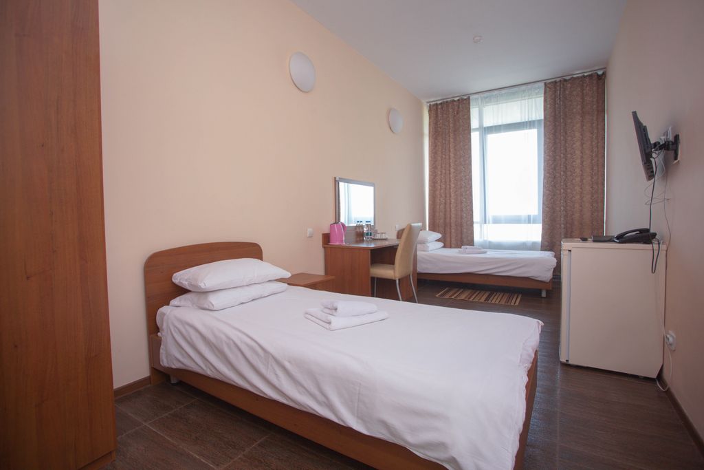 Азалия на Аграрной — Двухместный номер с 2 отдельными кроватями стандарт