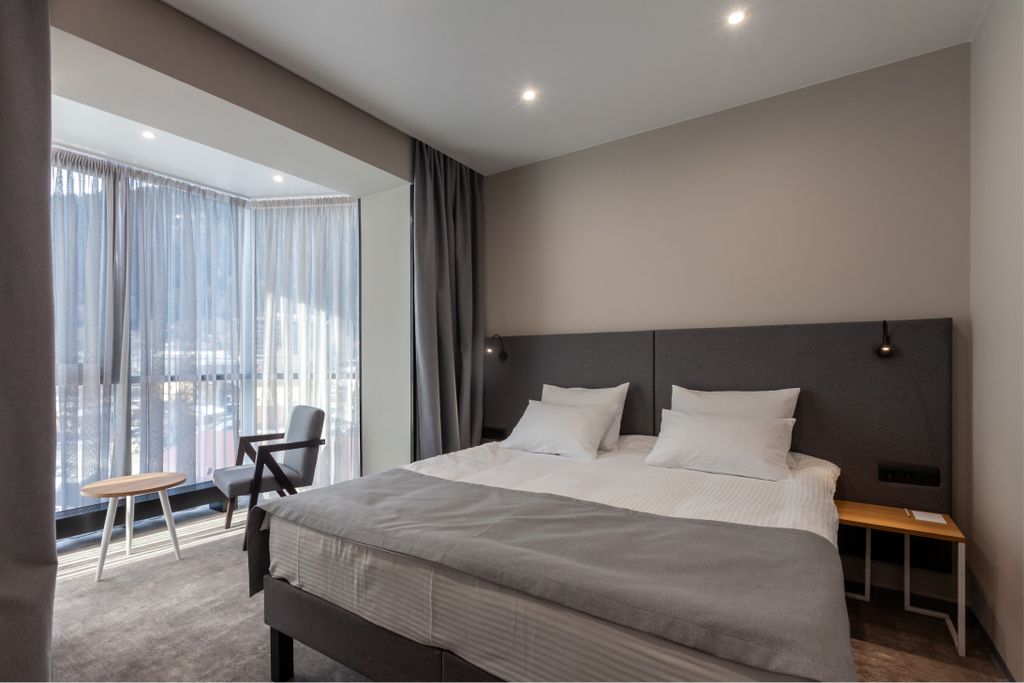 АССА — Двухместный номер с 1 кроватью с видом на горы