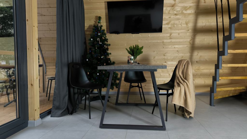 Монте Виера парк Архыз — Дом Соло 1 с  видом на реку и банным чаном