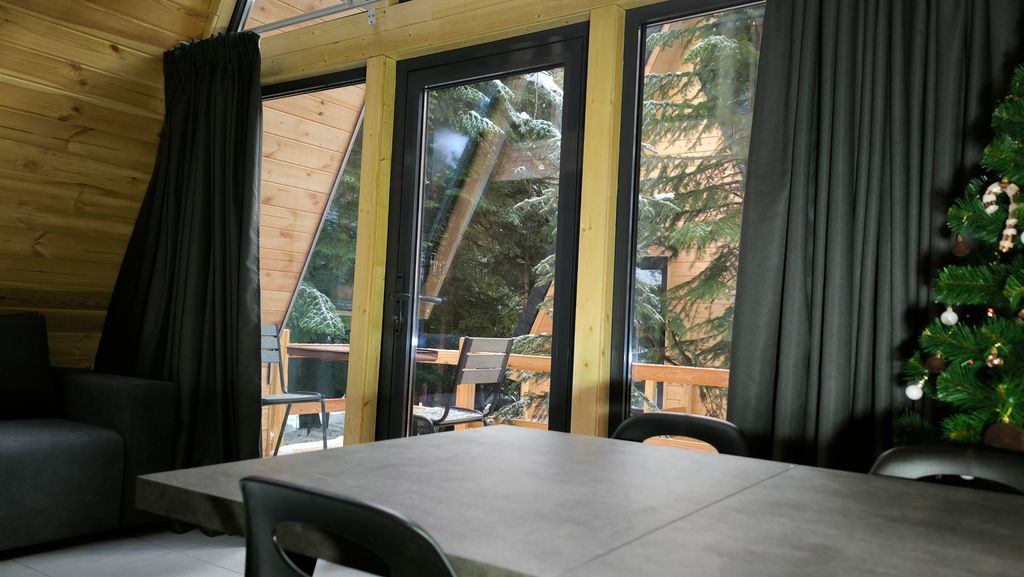 Монте Виера парк Архыз — Дом Соло 6 с террасой в лесу