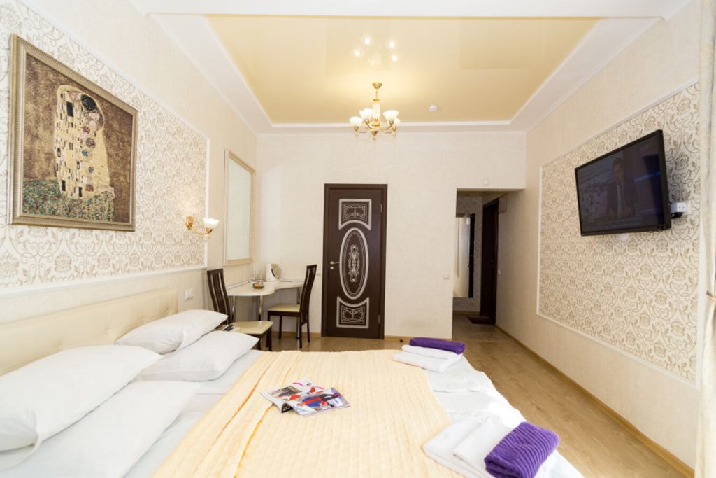 Inn joy — Двухместный номер с 1 кроватью king-size ванной и балконом