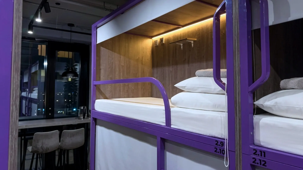 TimeLapse II ВДНХ — Многоместный смешанный номер капсула в общем номере верхний уровень