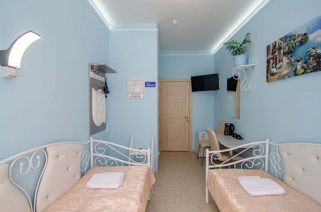 МилСон — Двухместный номер с 2 отдельными кроватями и собственным санузлом