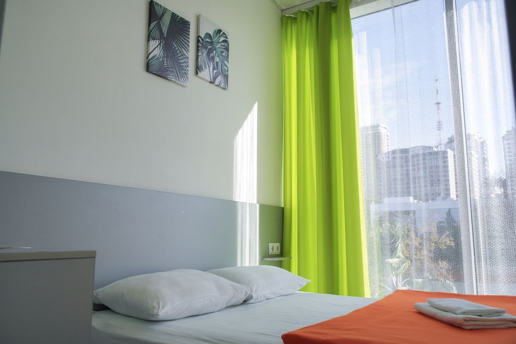 Sunny Sochi — Двухместный номер с 1 кроватью Номер с панорамным окном