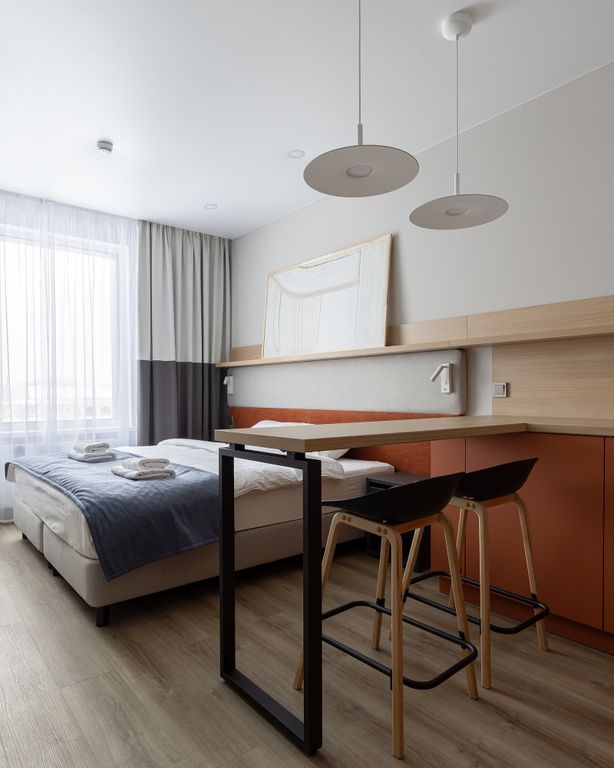 АпартПейдж на Балтийской — Двухместный номер с 1 кроватью классическая студия