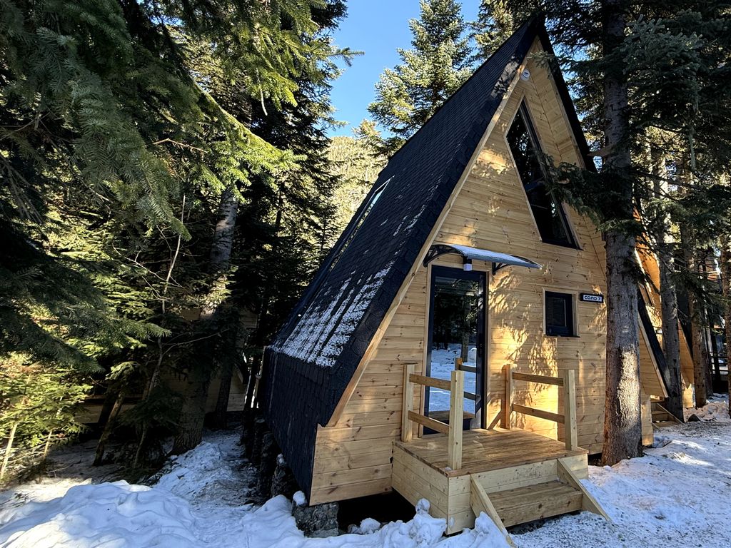 Монте Виера парк Архыз — Дом Соло 7 с террасой в лесу