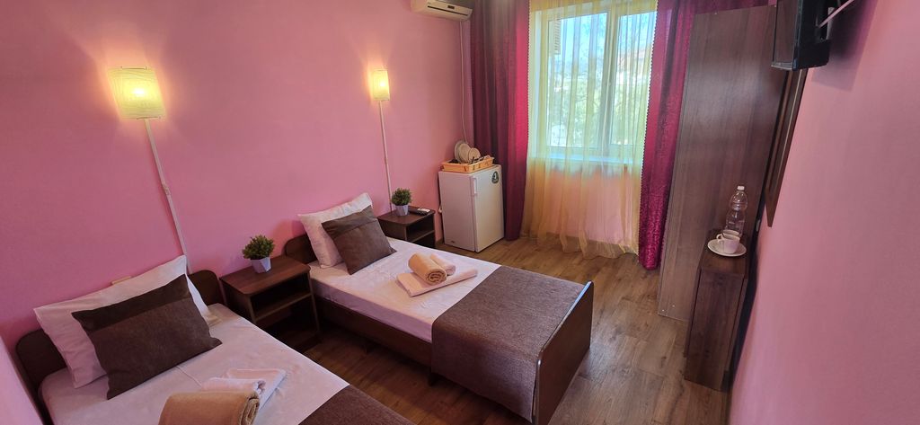 Яблоко — Двухместный номер с 2 отдельными кроватями стандарт с видом на море